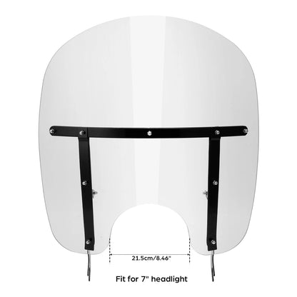 Windscreen Windshield for Harley Heritage Softail Deluxe Fatboy (2000-2017)