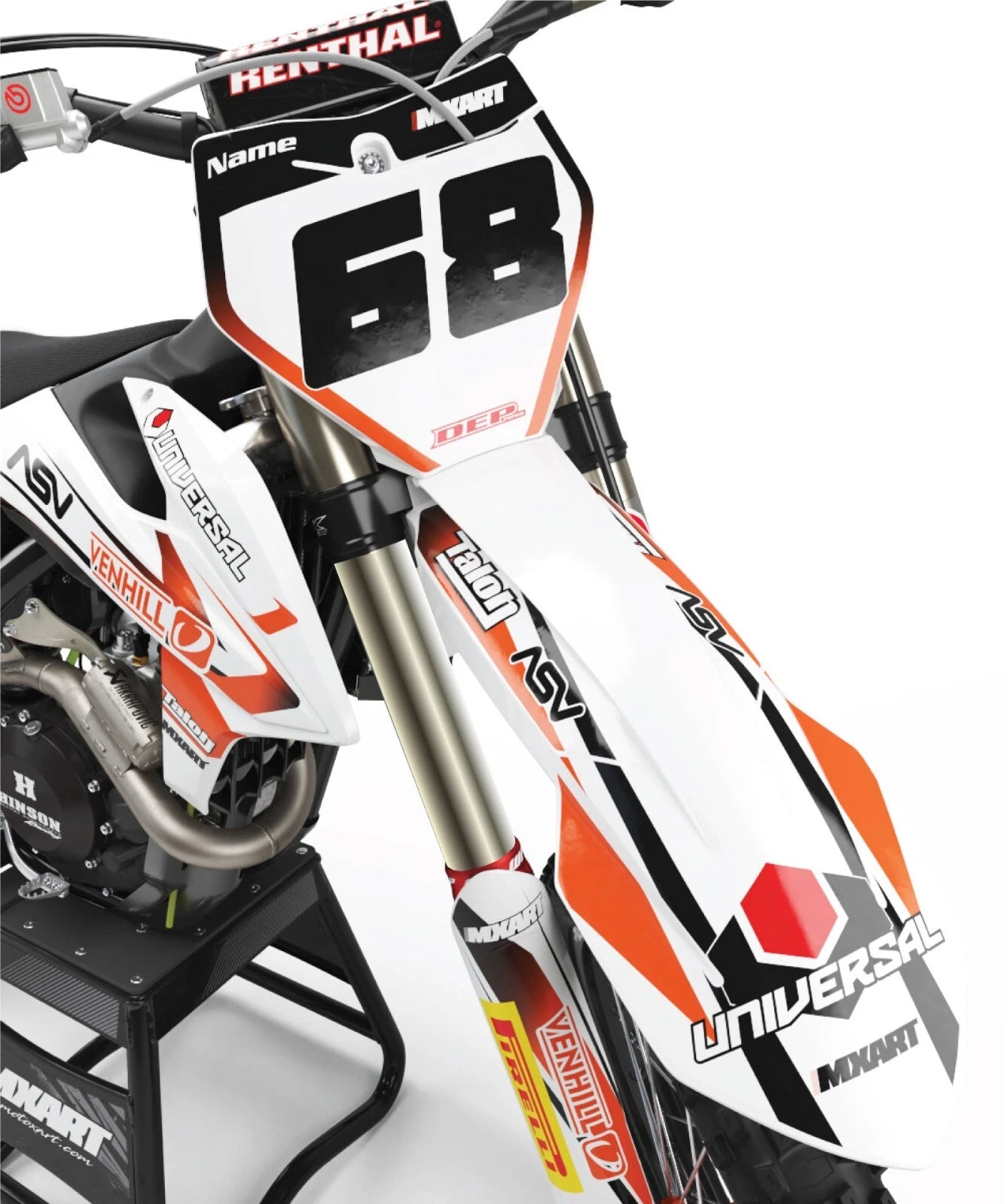 Custom Graphics Full Kit - STORM STYLE Stickers for KTM 50 (2002-2008)