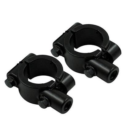 25MM M10 Black Motorcycle Handlebar Mirror Mount Clamp Adaptor