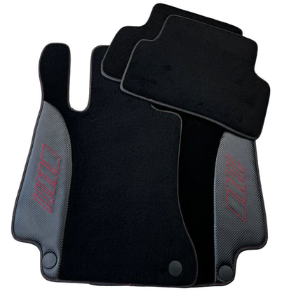 Floor Mats for Mercedes Benz S-Class X222 Maybach 2015-2021 with Carbon