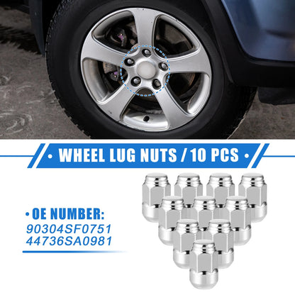 10 Pcs Wheel Lug Nuts M12x1.5 for Honda CR-V (2007-2023)