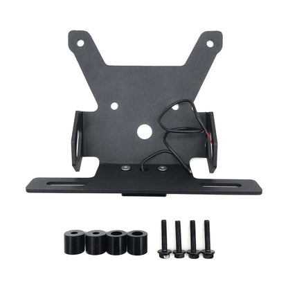 License Plate Holder Bracket with Light for SUZUKI SV650 (2016-2021)