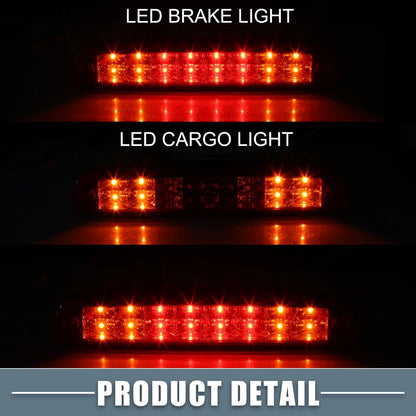 High Mount Brake Stop Light for Ford F-250 1999-2016 Red