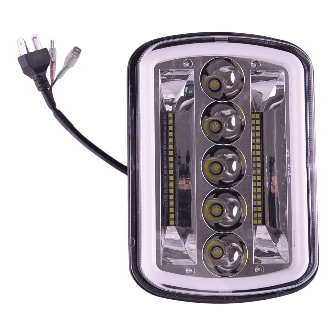 Headlights Hi/Lo DRL Daytime Driving Lights for Jeep Chevy GMC