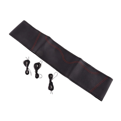 Black Steering Wheel Cover 38CM for Universal Cars