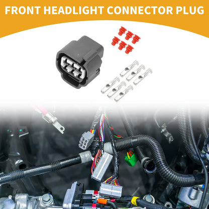 6 Pin Front Headlight Connector Plug for Toyota (All Years)