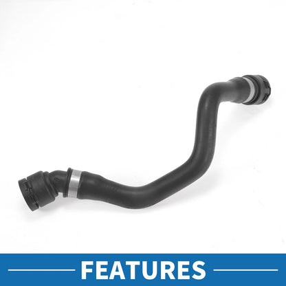 Radiator Hose for BMW X5 2000-2003 Rubber Black 1 x Piece