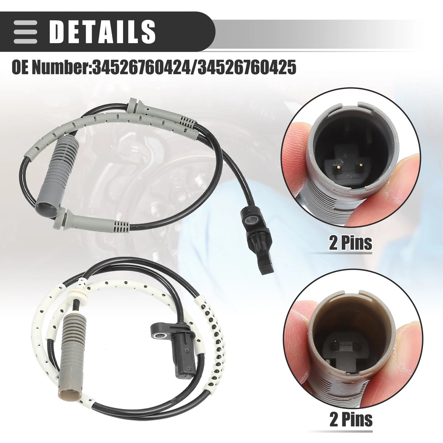ABS Sensors for BMW 128i (2 x Front, 2 x Rear) (2008-2013)