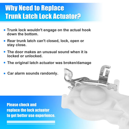 Rear Tailgate Trunk Lock Actuator for Dodge Durango (2014 - 2023)
