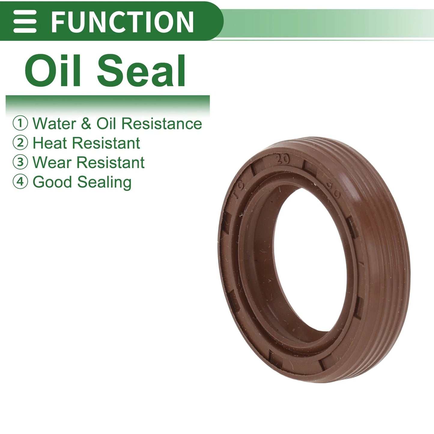 Oil Seal / 20x30x7mm / FKM Rubber