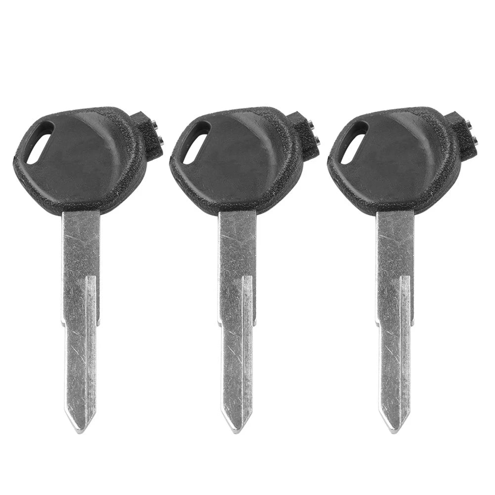 3 x Uncut Blade Blank Key for Honda DIO 100 125 150cc Z4 Z125 SCR100 WH110