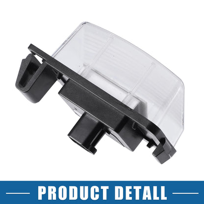 1 Pair White LED License Plate Light Assembly for Nissan