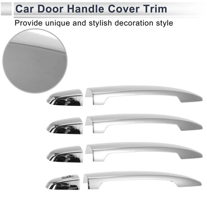 Door Handle Cover Trim for Toyota Highlander (2014-2019) Silver Tone