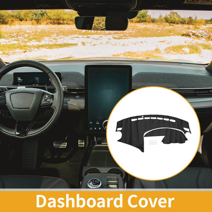 Dashboard Cover Black for Mazda 3 (2010-2013) 1 Pcs Anti-Slip