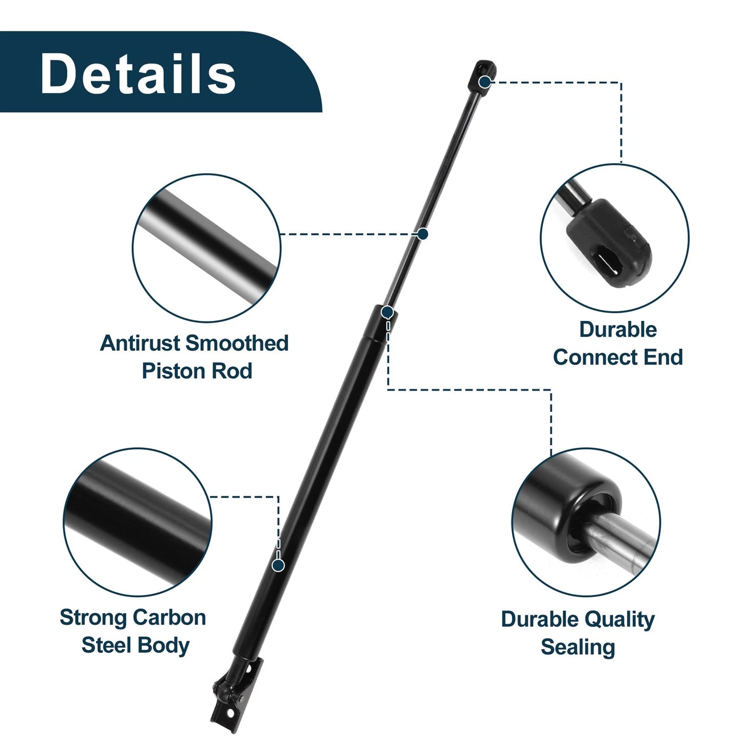 Rear Hatch Lift Supports for Jeep Cherokee XJ (1997-2001)