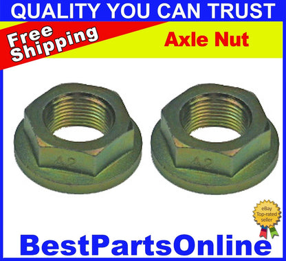 CV Axle Nut M22x1.5 2 x for Nissan 200SX (1995–1998)