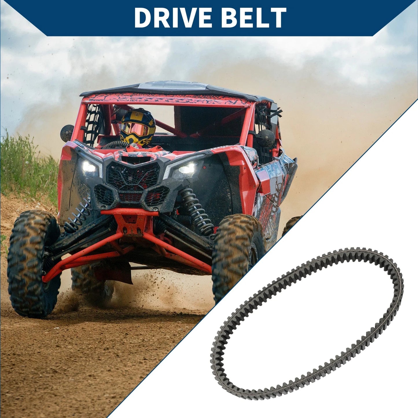 Drive Belt V-Belt for Yamaha Kodiak 400 450 (2003–2006)
