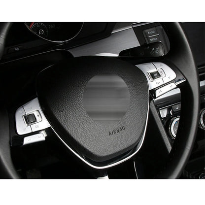 Car Steering Wheel Remote Control Buttons Cover Trim Fit For VW Passat B8