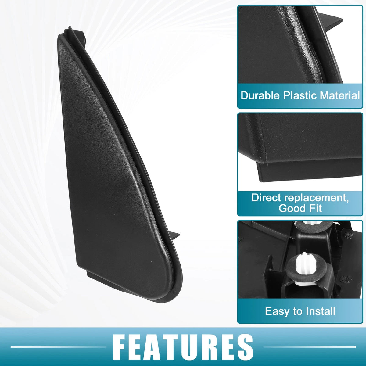 Right Mirror Corner Fender Triangle Cover for Toyota Corolla (2014-2019)