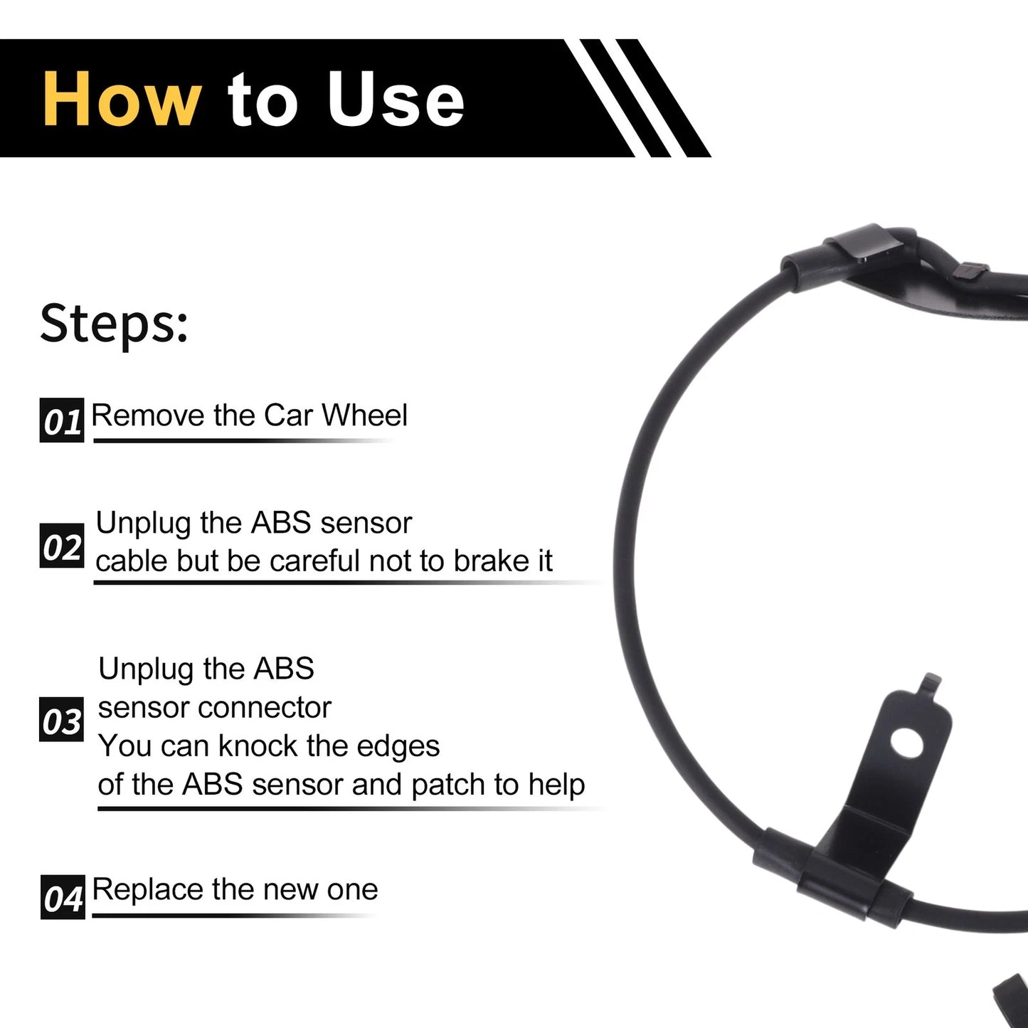 ABS Wheel Speed Sensor for Toyota Corolla (2014-2019)