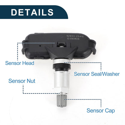 Tire Pressure Sensor for Kia Rio 2011-2017 TPMS 1 x 433MHz Sensor