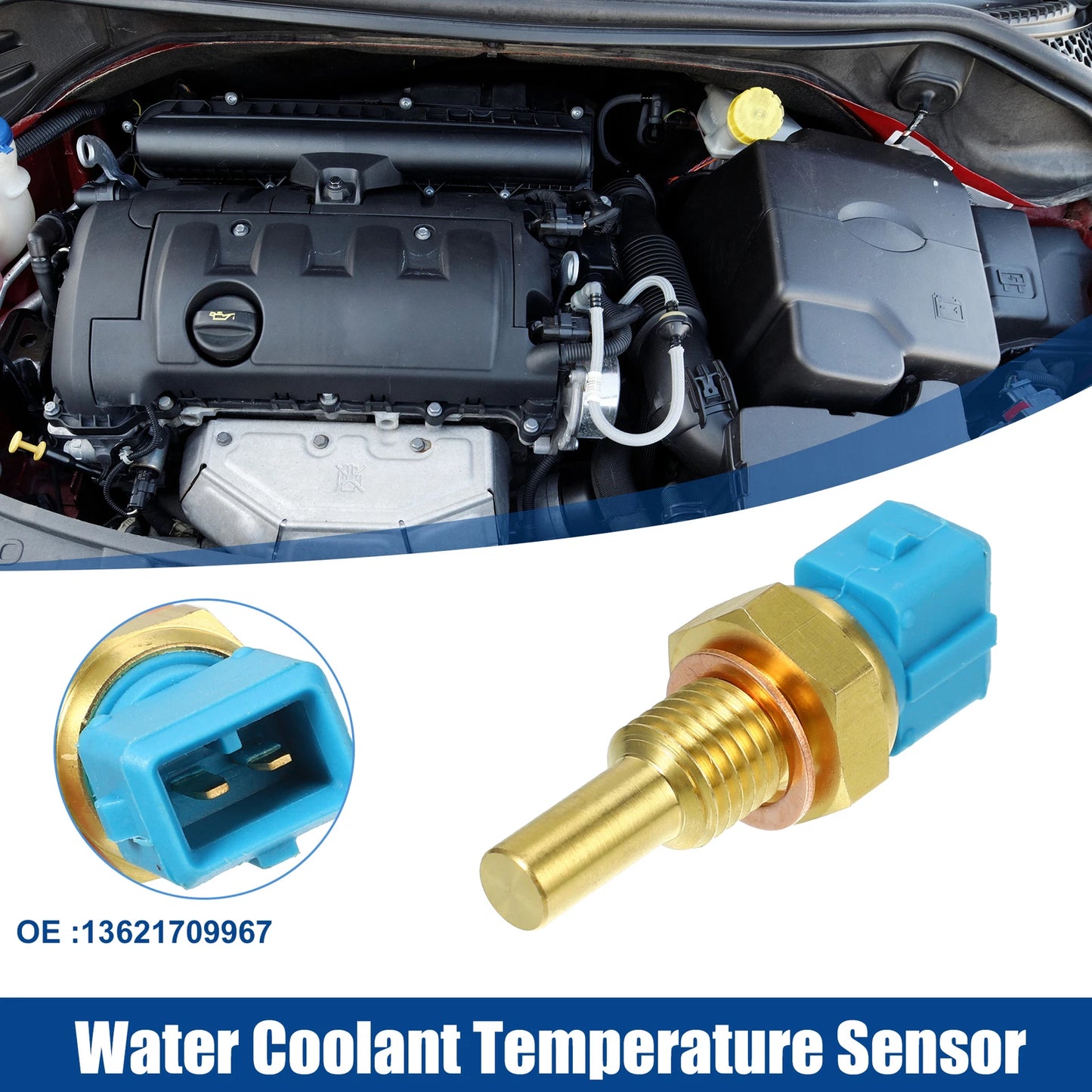 Engine Coolant Water Temperature Sensor for BMW 318i E30 (1984)
