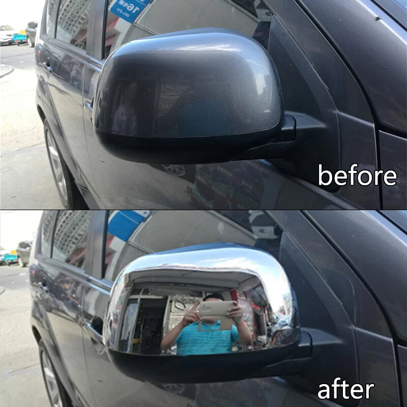 Chrome Rearview Mirror Cover Trim for Mitsubishi Outlander (2007-2012)