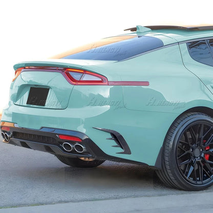 Canard Covers Rear Bumper Side Vent Carbon Fiber for Kia Stinger (2017–2023)