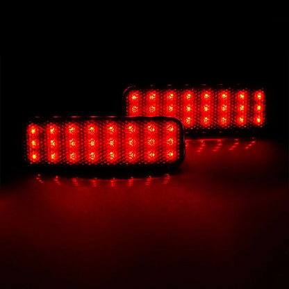 LED Rear Bumper Reflector Brake Lights for Ford Transit Van (2014-2023)