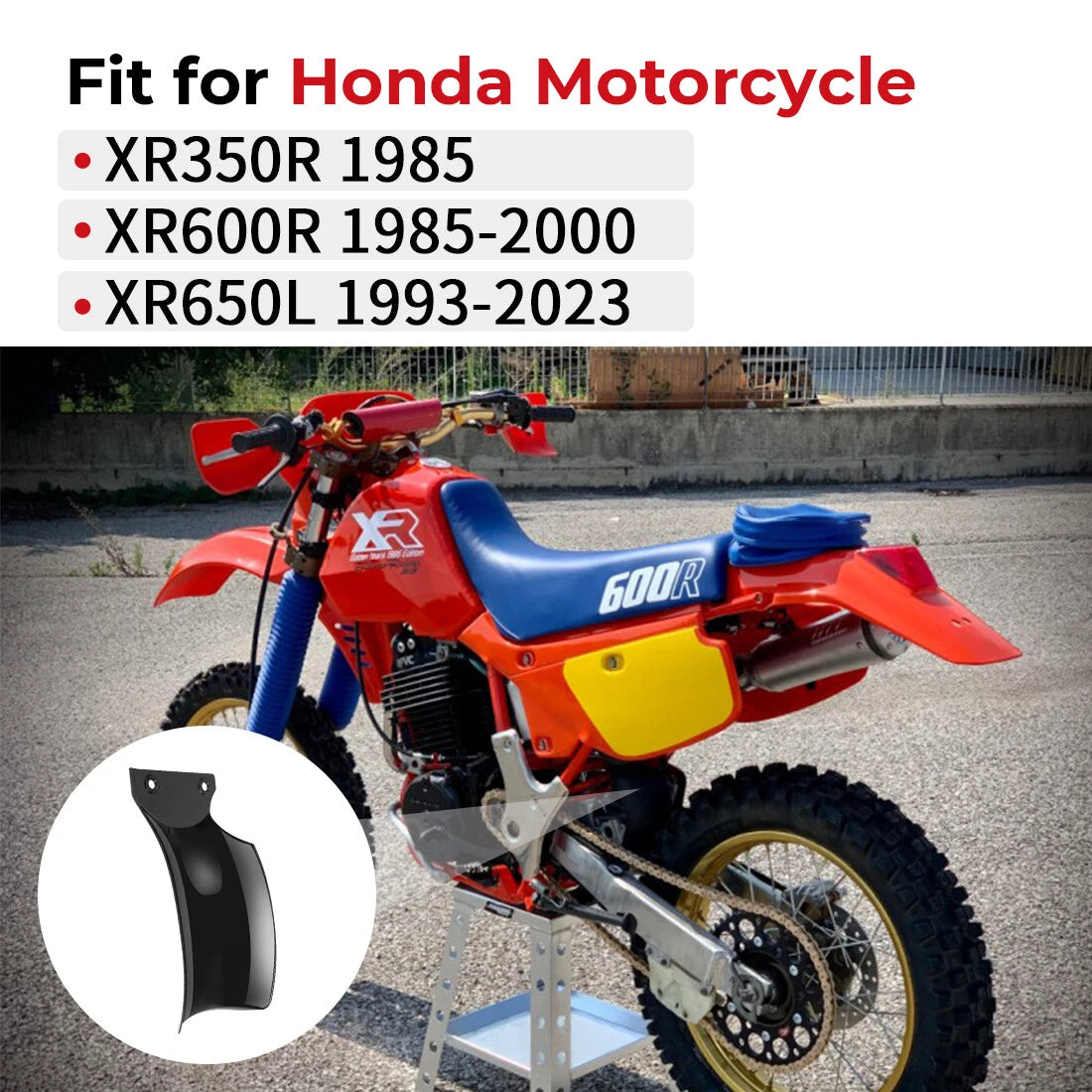 Mudflap Splash Guard for Honda XR350R XR600R XR650L (1983–2023)