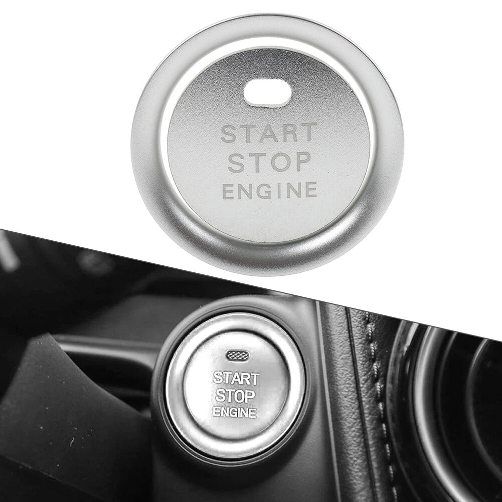 Silver Engine Start Push Button Cover Ring Trim for Mazda 3 6 CX-5 (2003-2023)