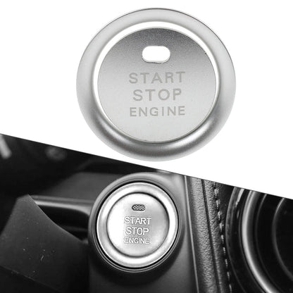 Silver Engine Start Push Button Cover Ring Trim for Mazda 3 6 CX-5 (2003-2023)