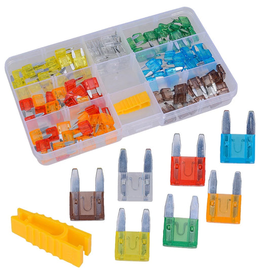 140stk Blade Fuse Assortment Kit for Auto, Truck, Boat, ATV, UTV, Motorcycle (5A-30A)