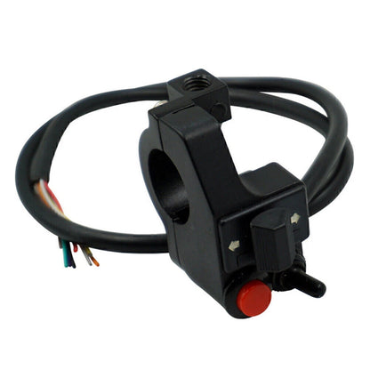 7/8" Motorcycle Left Handlebar Switch for Turn Signal, High/Low Beam, Horn