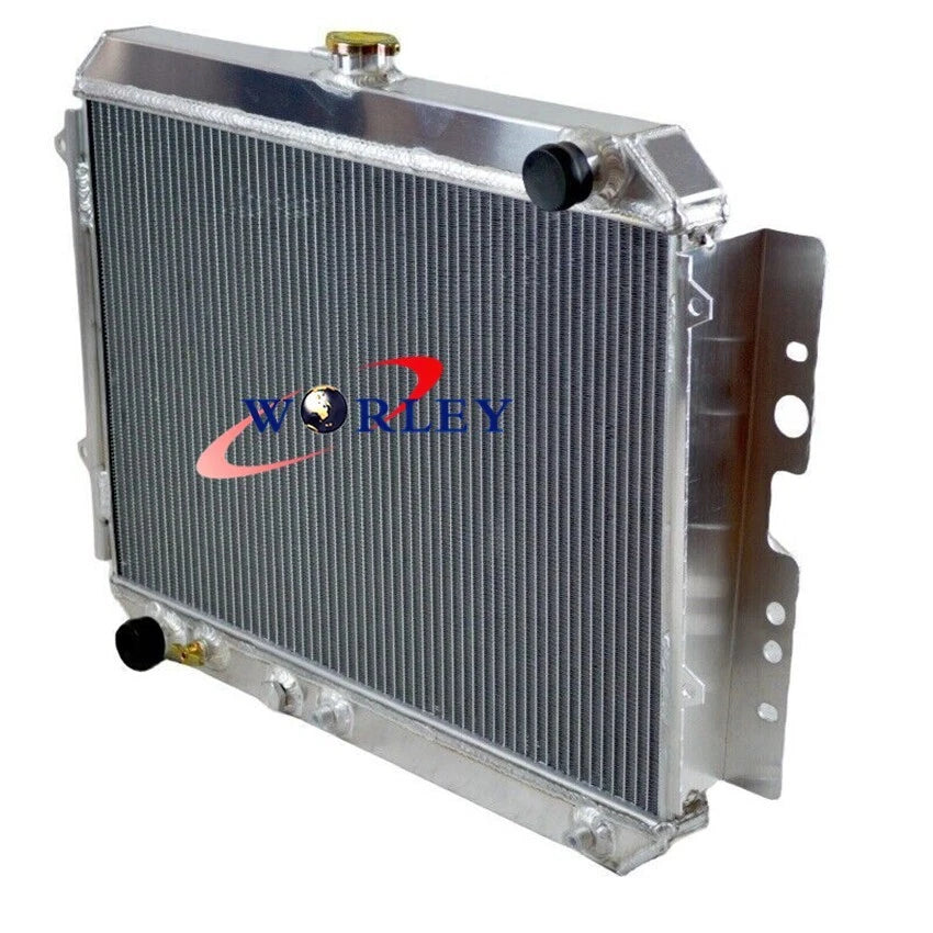 2 Row Radiator + Fan for Ford Courier, Mazda B2200 (1984-1993)