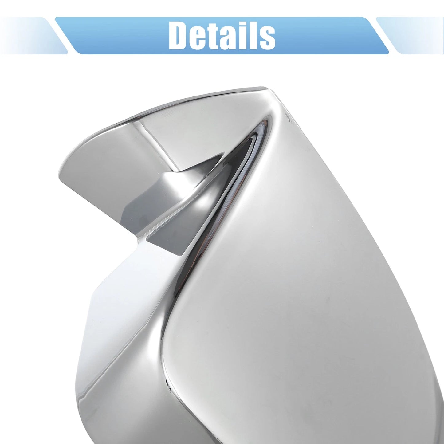 1 x Exterior Chrome Top Half Mirror Cover for GMC Terrain (2010-2017)