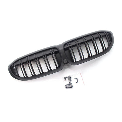 Double Slat Grill for BMW 3 Series G20 Matte Black (2019-2022)