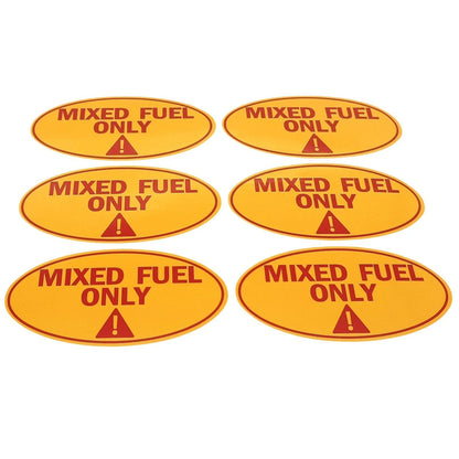 Mixed Fuel Only Sticker for Outdoor Power Equipment