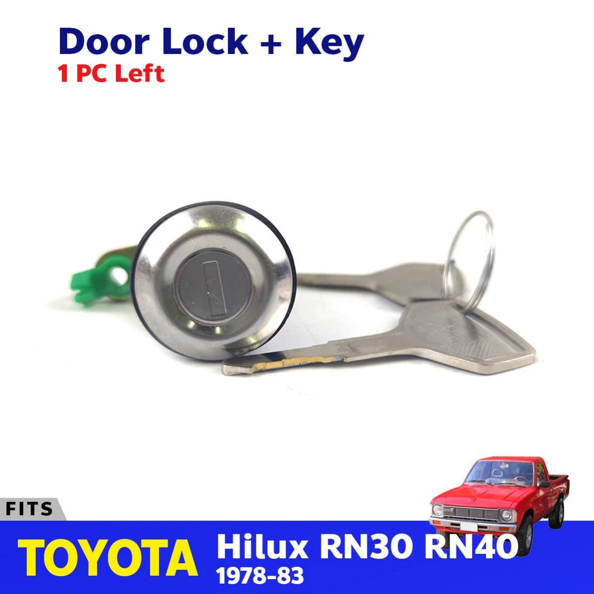 Cylinder Door Lock Safety Key LH Fits Toyota Hilux RN30 RN40 Pickup 1978-83 D08
