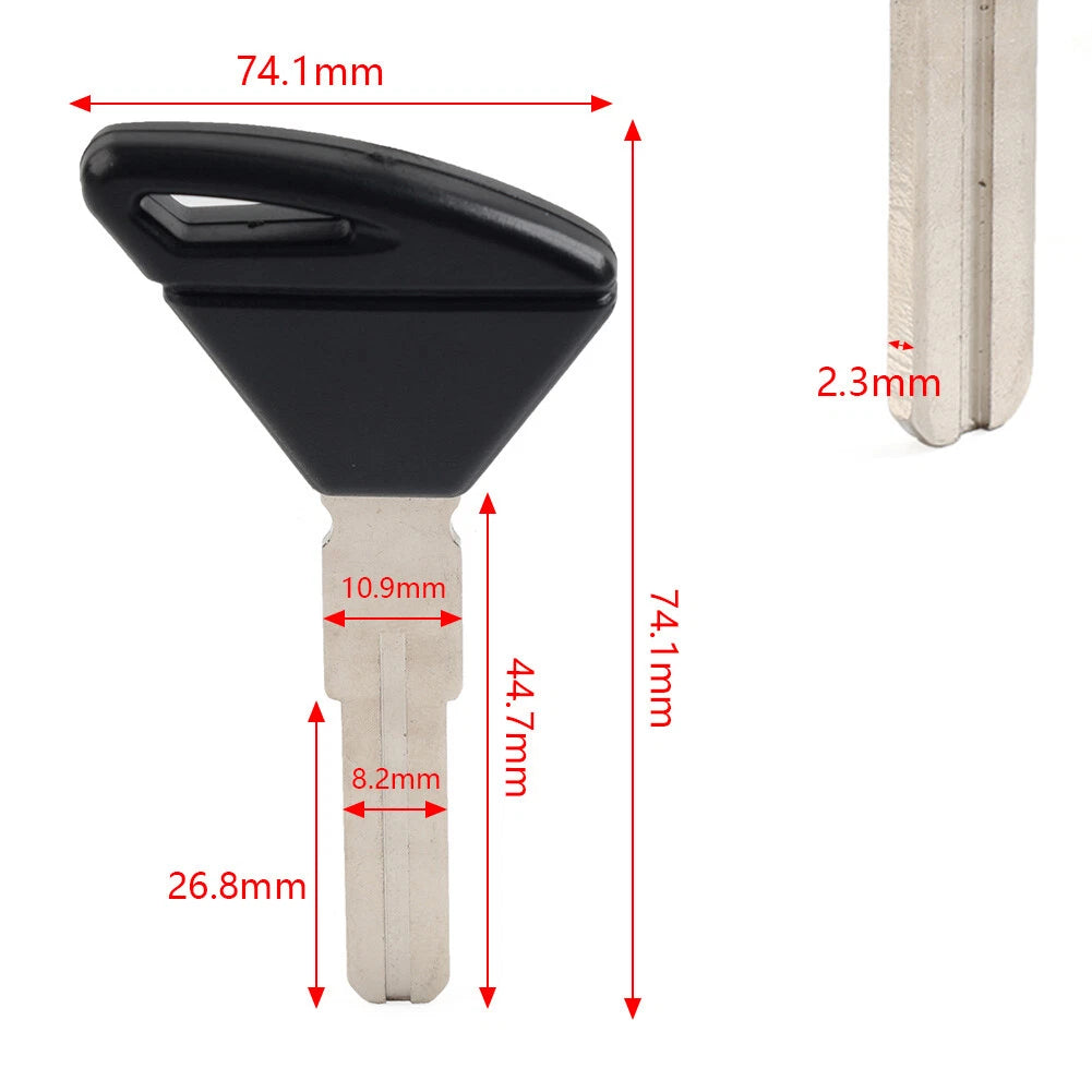 Uncut Blade Blank Key for Aprilia ETV 1000, Caponord, RS125, 250, Mana 850, RXV 450