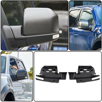 Side Mirror Housing Bottom Frame Pair for Ford F150 Pickup (2015-2020)