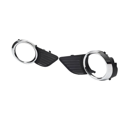 Front Fog Light Bezel Cover  Black/Chrome for Toyota Sienna (2011-2017)