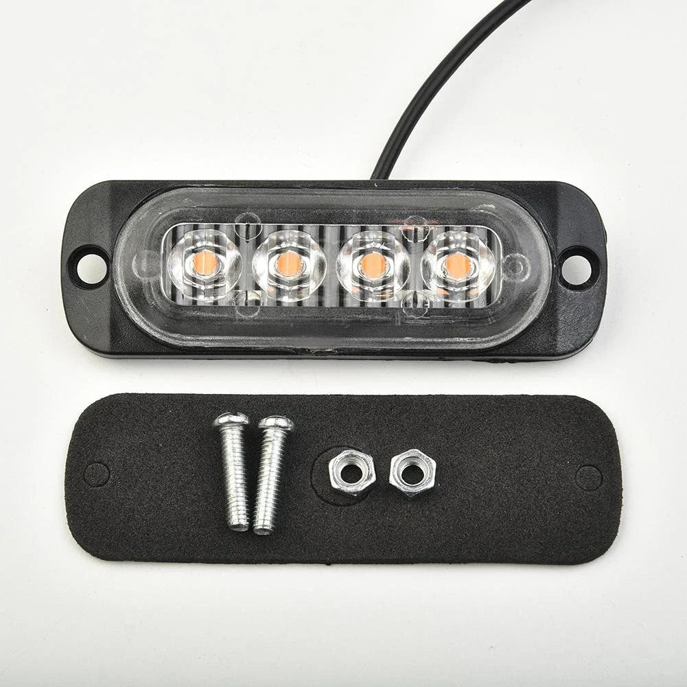 12W 12-24V 4LED Work Light Bar for SUV/Truck/Boat/Fog Off Road