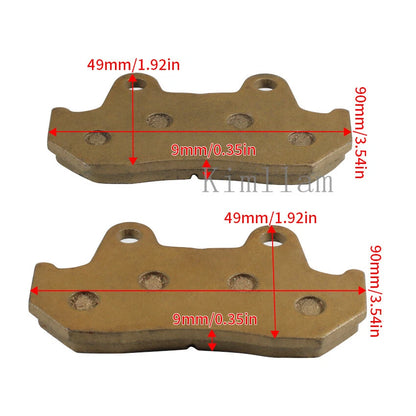 Rear Brake Pads for Honda CBR 500 600 VFR 400 NC21/CBR 400 NC23 (1986-1990)