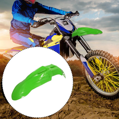 Front Fender Dirt Bike Mudguard for Motorcycle Motocross Off Road Green