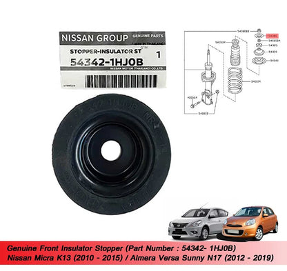 Front Insulator Stopper for Nissan Micra K13, Versa, Sunny (2010-2017)