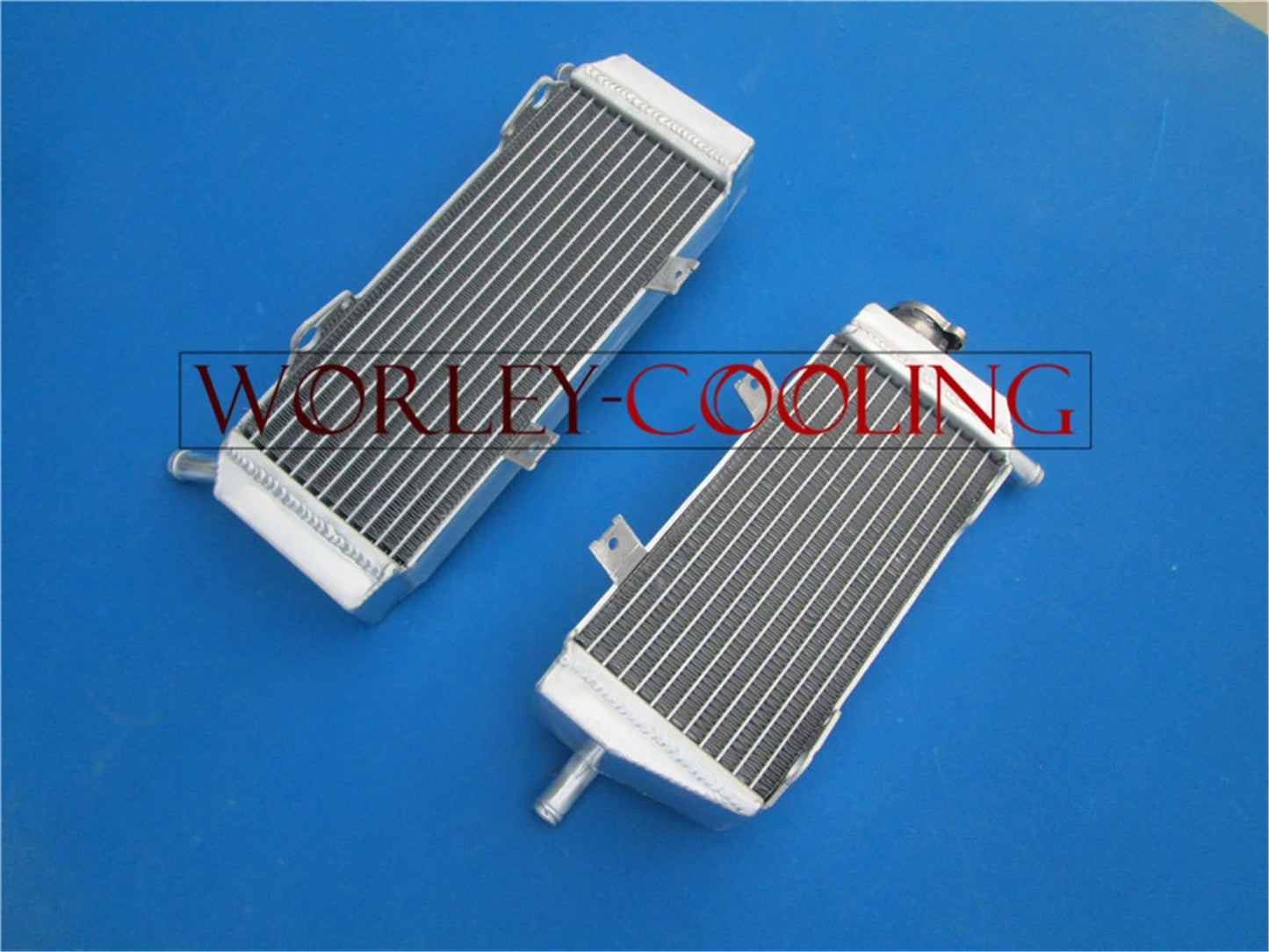 Aluminum Radiator & Blue Hose for Honda CRF450X (2005-2016)