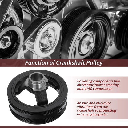 Harmonic Balancer Crankshaft Pulley for Chevy Buick Hummer