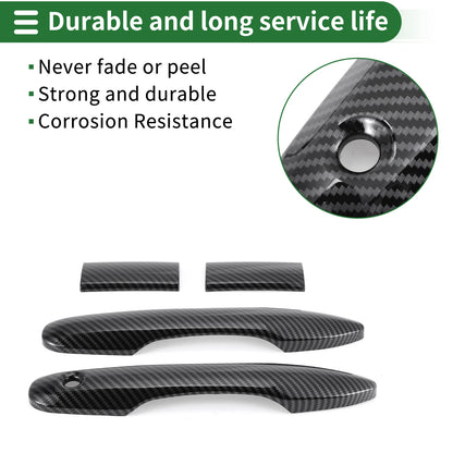 Door Handle Cover Trim for Toyota HiAce (2019-2020) Black