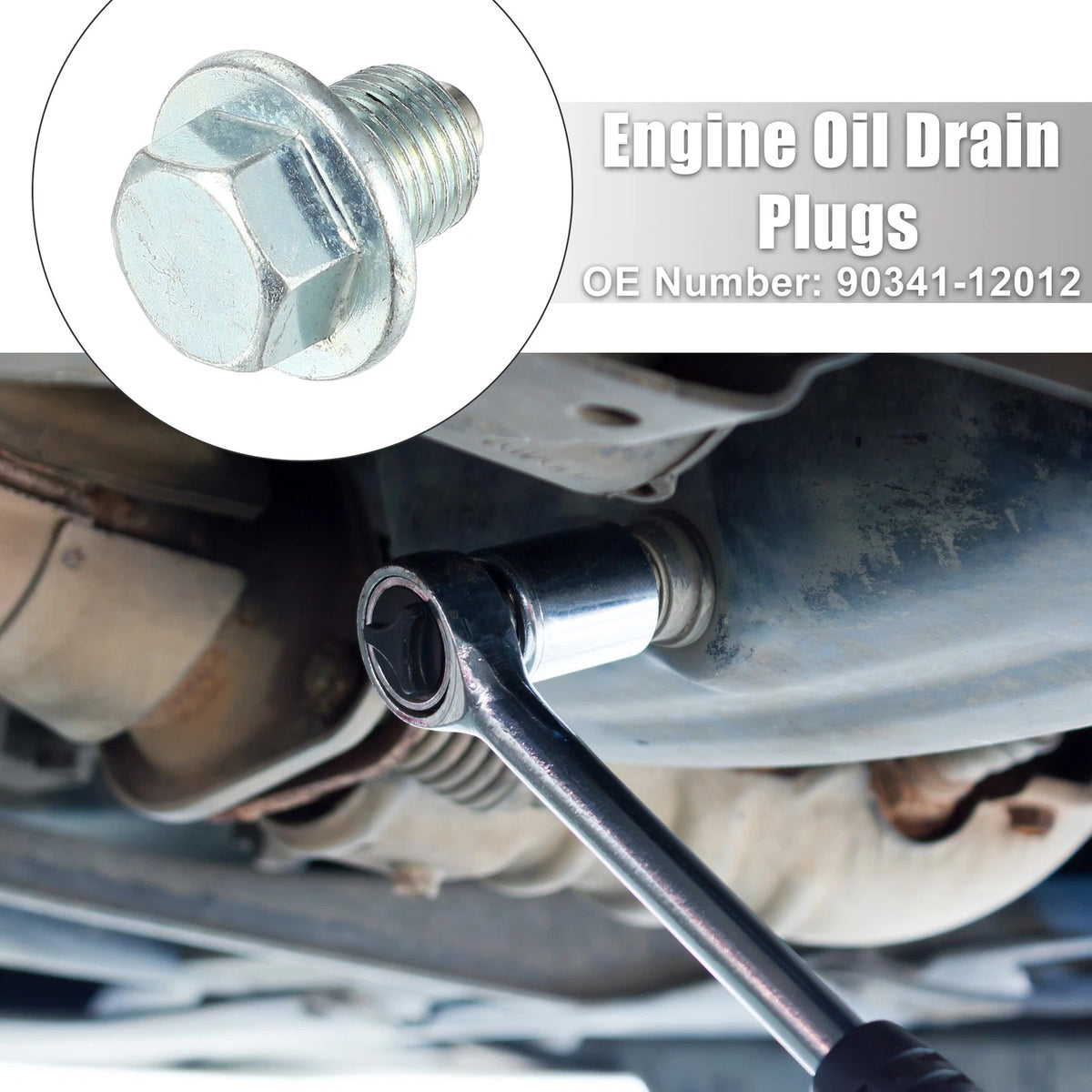 M12x1.25 Oil Drain Plug with Washer for Toyota